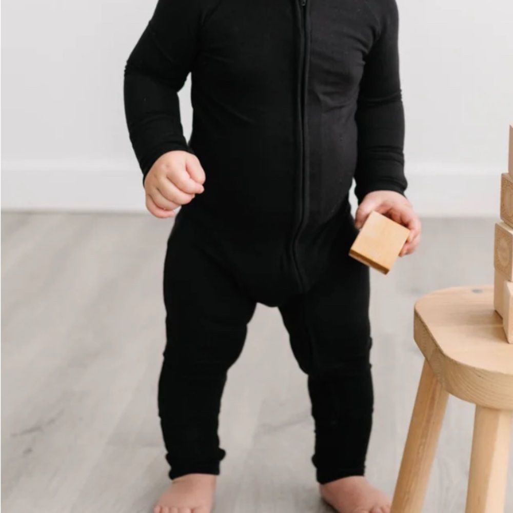 Little Sleepies Black 12-18month